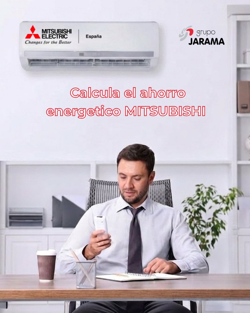 ❄️ <a href="/MitsuElect/">Mitsubishi Electric</a> tiene una calculadora de ahorro energético que te da una idea clara de lo que puedes mejorar frente a equipos antiguos en minutos.

👉 Pruébala aquí: mitsubishielectric.es/aire-acondicio…

#AireAcondicionado #EficienciaEnergética #GrupoJarama