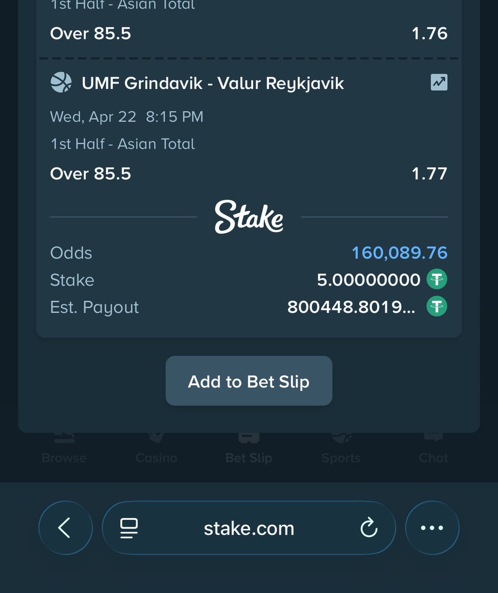 Basketball on Stake 

160k odds stake.com/sports/home?be…

57 odds stake.com/sports/home?be…

Register a stake account via stake.com/?c=f213c5ba25&…

Use welcome code ‘banks’ for weekly airdrops and bonuses 

Get the iOS app via link getstake.it/i/mrbanksapp

You can always contact
