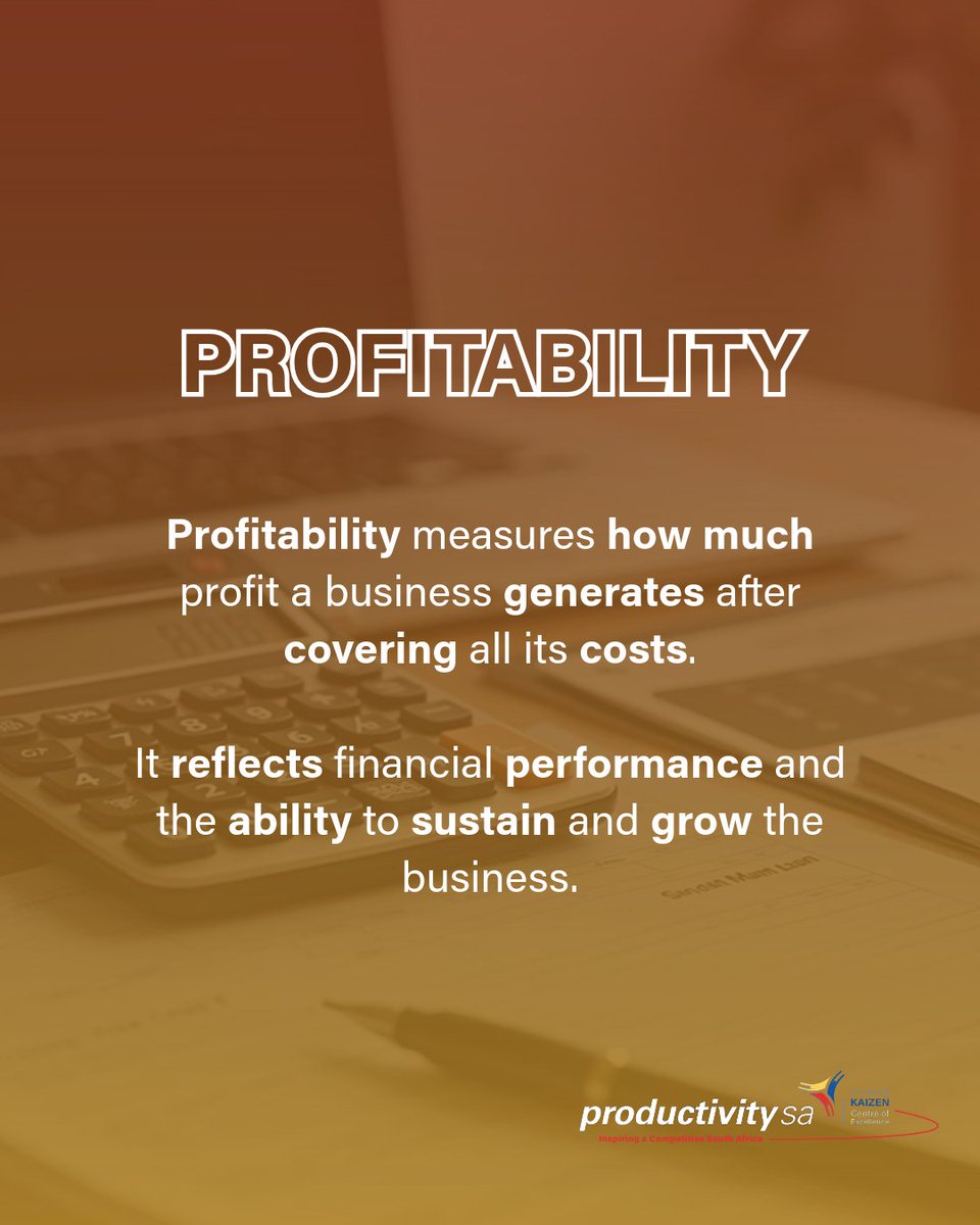 productivitysa's tweet image. Understanding the difference between productivity and profitability is key to building a sustainable business 📈

Improve how you work to improve your results🌟
productivitysa.co.za

#ProductivitySA #BusinessGrowth #WorkSmart