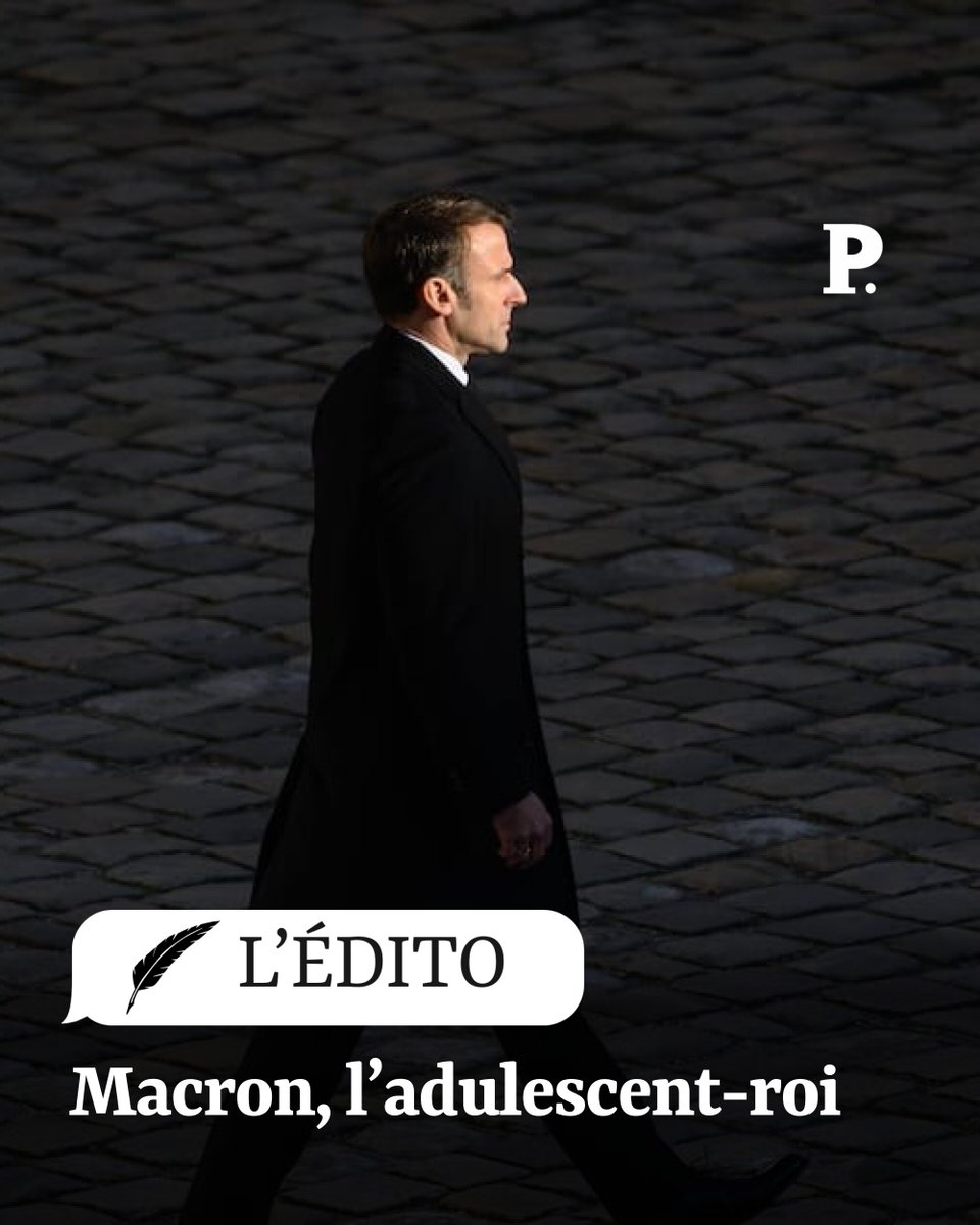 LePoint's tweet photo. Macron incarne cette génération qui refuse de grandir et d’assumer ses responsabilités.

🖋️ L'ÉDITO de @fogiesbert
➡️ https://t.co/v2shTdfraK https://t.co/r34K74qwYo