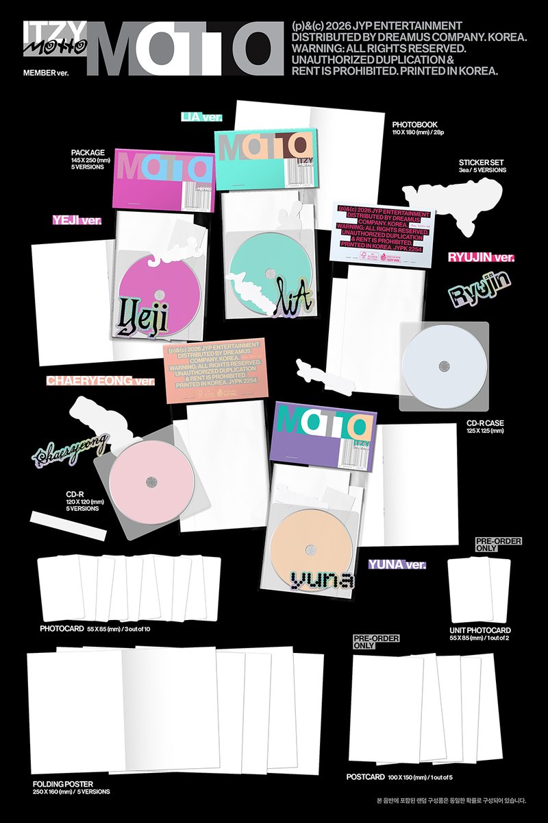 qoo1OKoreaTrade's tweet image. [APPLEMUSIC特典] [MEMBER Ver.] ITZY [Motto] KPOP CD MIDZY JYP

[5種ランダム]qoo10.jp/g/1201884572
[5種セット]qoo10.jp/g/1201884614

#MOTTO #ITZY #CD #KPOP #韓国 #MIDZY #JYP #イッジ #YUNA