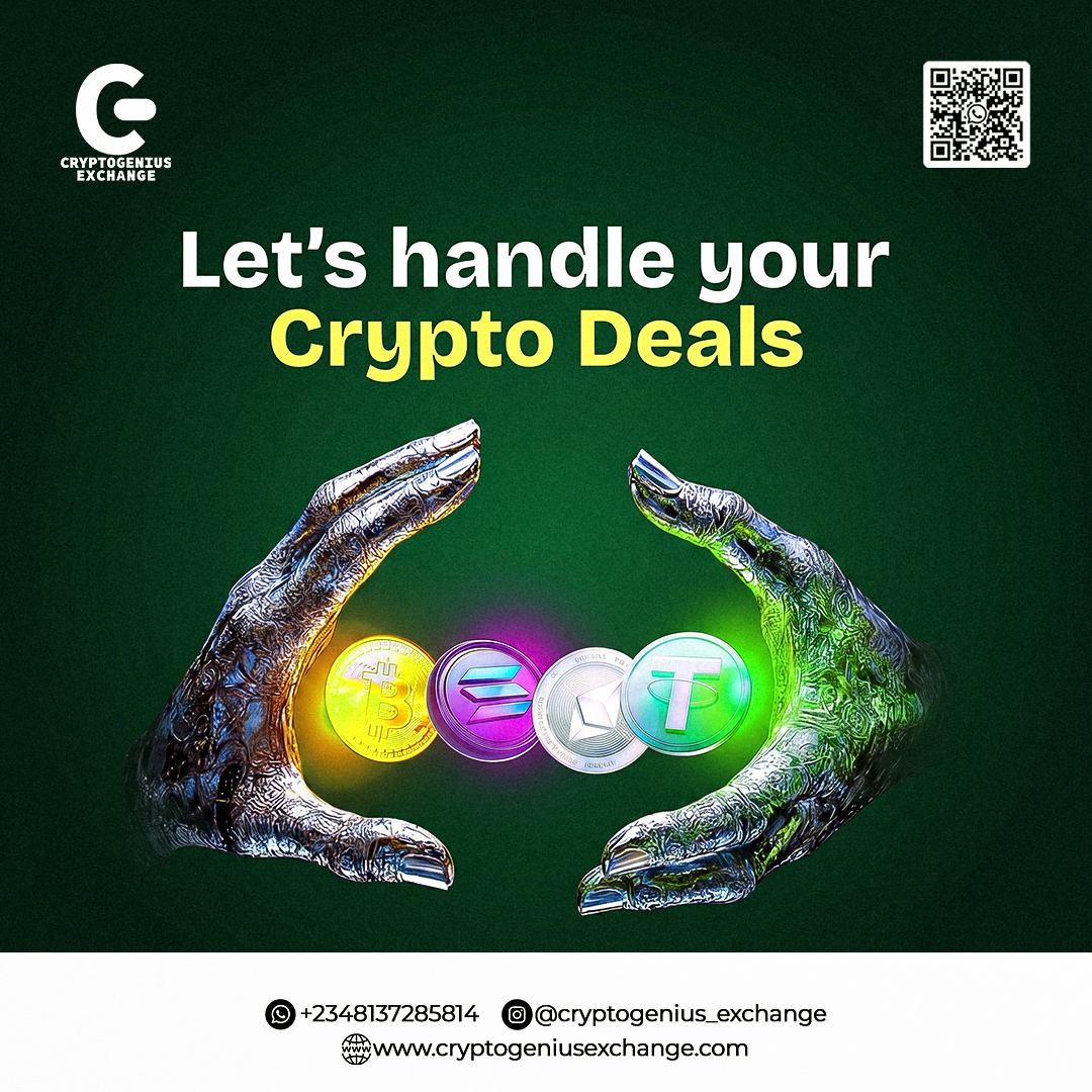 CryptogeniusEx's tweet image. You’re not just trading crypto…
You’re trusting a platform with your money.
So why settle for slow, unreliable exchanges?

With Cryptogenius Exchange:
⚡ Fast transactions
🔒 Secure systems
💸 Seamless swaps

Because in crypto, speed + trust = everything.

#crypto #exchange