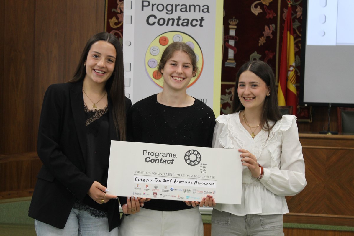 unileon's tweet image. 🎓🔬 Talento joven y ciencia se dan la mano en la ULE

El Colegio San José Agustinas Misioneras de León ha sido el ganador de la final del programa Contact ‘Investiga a los que investigan’, celebrada en la Universidad de León.

#ULE #Ciencia #Educación #Investigación