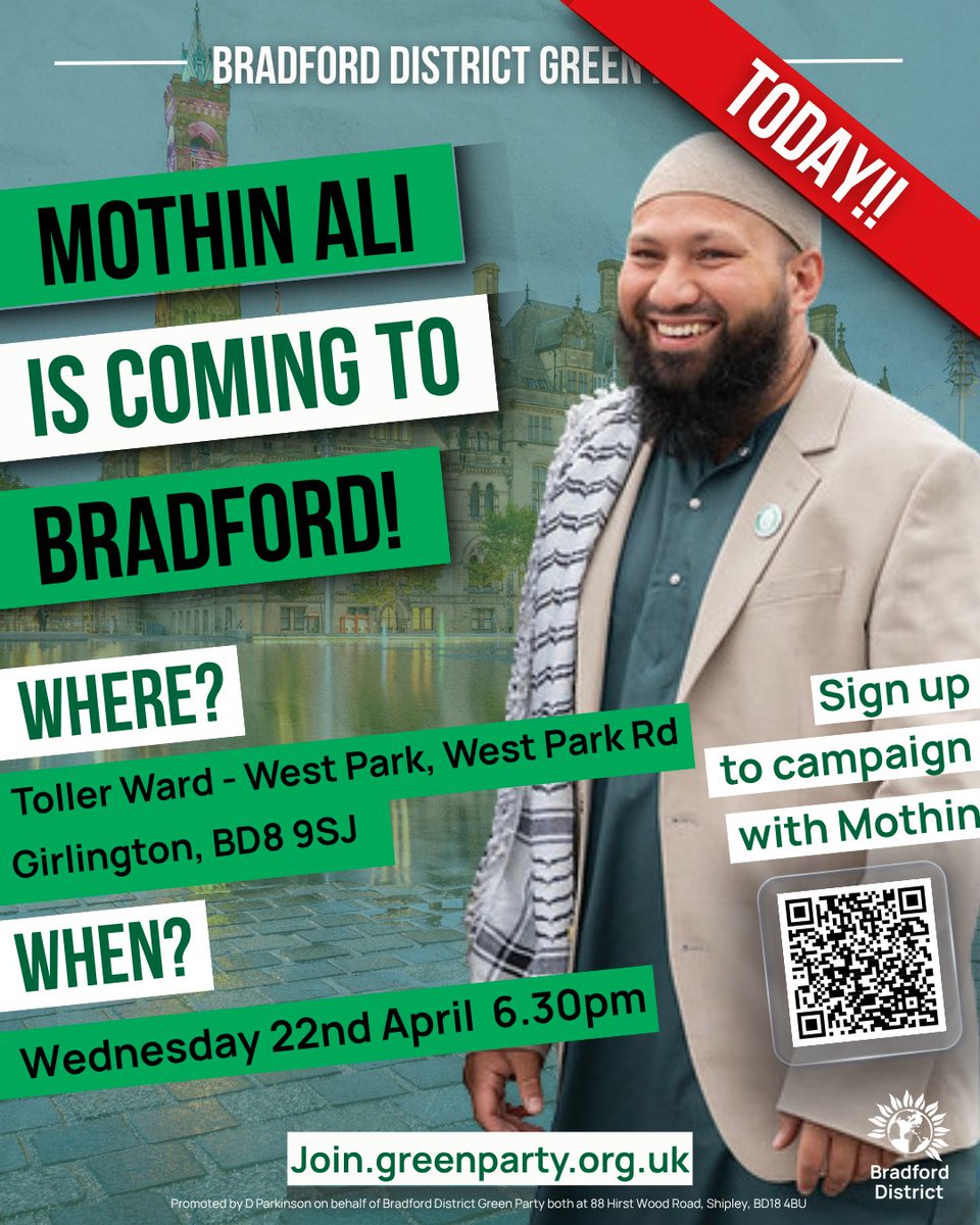 Bradford Green Party tweet media