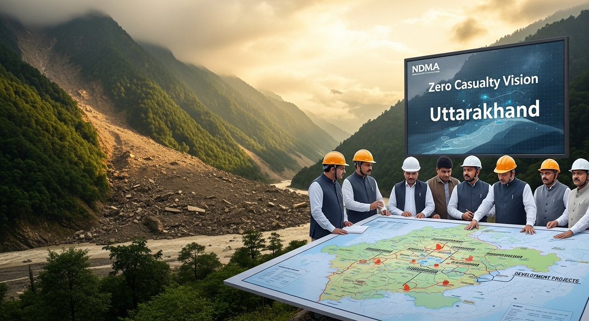 PhangchoTanisha's tweet photo. NDMA reinforces a “Zero Casualty” vision for Uttarakhand urging disaster resilient planning in all development projects to safeguard lives in this fragile Himalayan region.
#DisasterManagement #SafetyFirst #Uttarakhand #ResilientDevelopment
@ndmaindia https://t.co/pAKkzMJ5kY