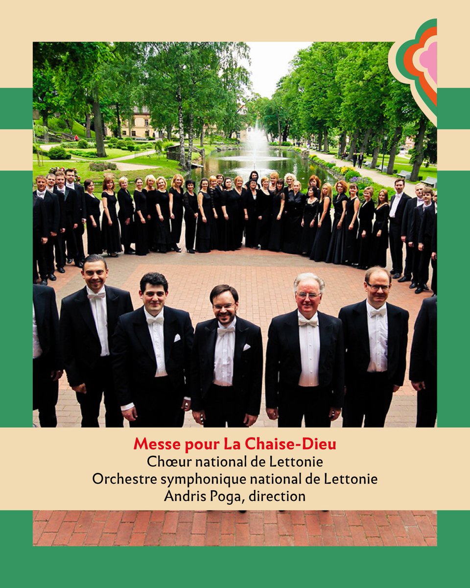Fest_ChaiseDieu's tweet image. [60e édition] #festival2026 | CONCERT 3 : MESSE POUR LA CHAISE-DIEU– Jeu 20/08 à 21h – @Abb_ChaiseDieu, La Chaise-Dieu avec l’Orchestre symp. et le Chœur de Lettonie &amp;amp; A. Poga (dir.) 🎶E. MONTALBETTI &amp;amp; J. BRAHMS #SAVETHEDATE👉bit.ly/4sAUswe
#festival #chaisedieu