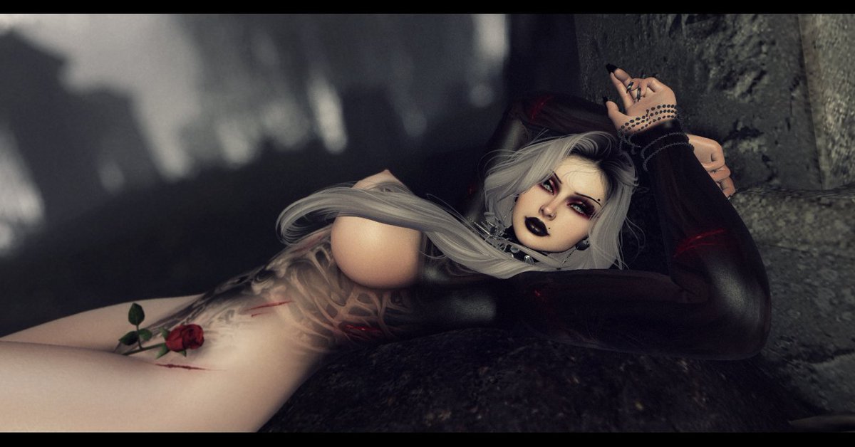 SkullFacdBeauty's tweet photo. Also, I severely updated my human avi on SL. In just a few short months, I've gone from looking like a potato to this. This is a mini series of photos featuring me in my cemetery.
#NSFWSL #SLHuman #HumanSL #SecondLife https://t.co/4K6Oh2pZQn