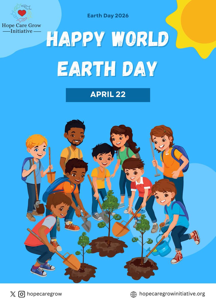 hopecaregrow's tweet image. Our Earth, Our Future.

 Let’s plant, protect, and preserve today for a greener tomorrow. 
#worldearthday #sustainabilityinaction #sustainability