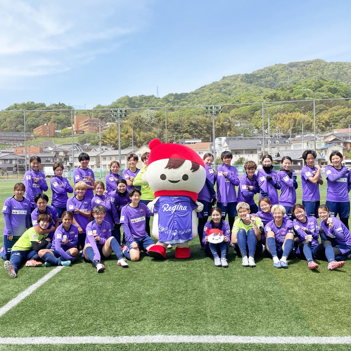 チー坊ありがとう🤝💜 また練習場に遊びにきてね！