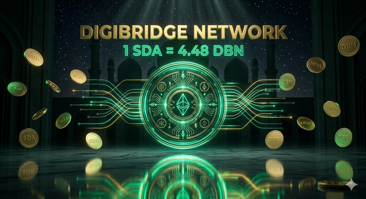 abubakarha94400's tweet image. 🔥 Momentum is building!

DigiBridge Network is gaining traction and early adopters are watching closely 👀

💰 1 SDA = 4.48 DBN
📈 Opportunity doesn’t wait

#DBN #Crypto #Altcoins #Web3 #NextBigThing