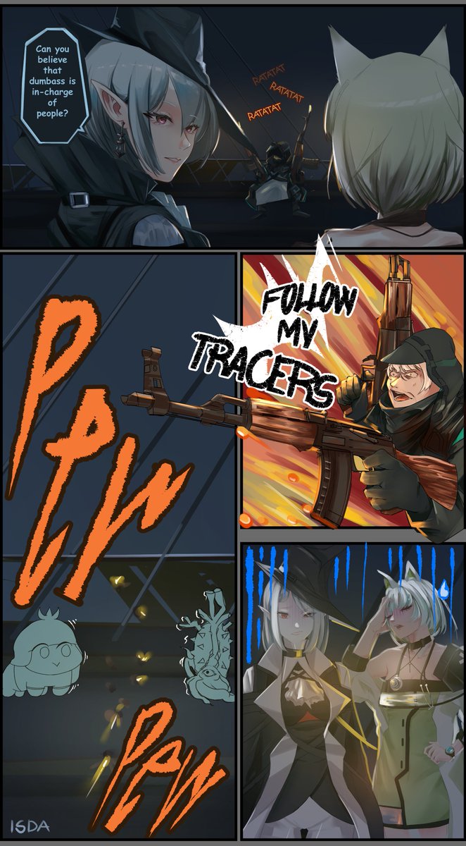 15d_4's tweet photo. アホ | https://t.co/2yV4uNItbR
#四コマ  #明日方舟  #パロディー https://t.co/Hg9O5fTDsC