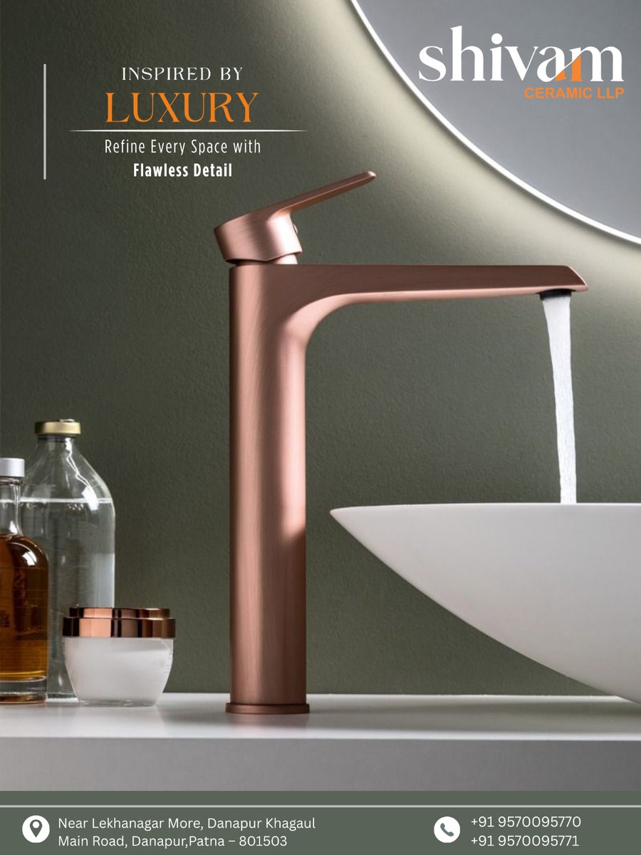Shivamceramicp3's tweet image. Upgrade your space with premium, stylish bathroom fittings designed for modern luxury and durability.

📍 Near Lekhanagar More, Danapur Khagaul Main Road, Danapur, Patna – 801503
📞 +91 9570095770, +91 9570095771
#LuxuryLiving #BathroomDesign #ModernHomes #HomeUpgrade #Patna