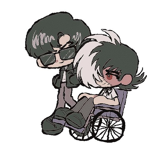 나니님 커미션
マクジャ / 마쿠쟈 
얼마전 이야기했던 영영 휠체어 신세를 벗어나지 못한 선생님과 검은 점퍼 입은 하꼬 양아치 돼서 쿠로오를 돌봐주는 마쿠베 ㅋㅋㅋㅋ