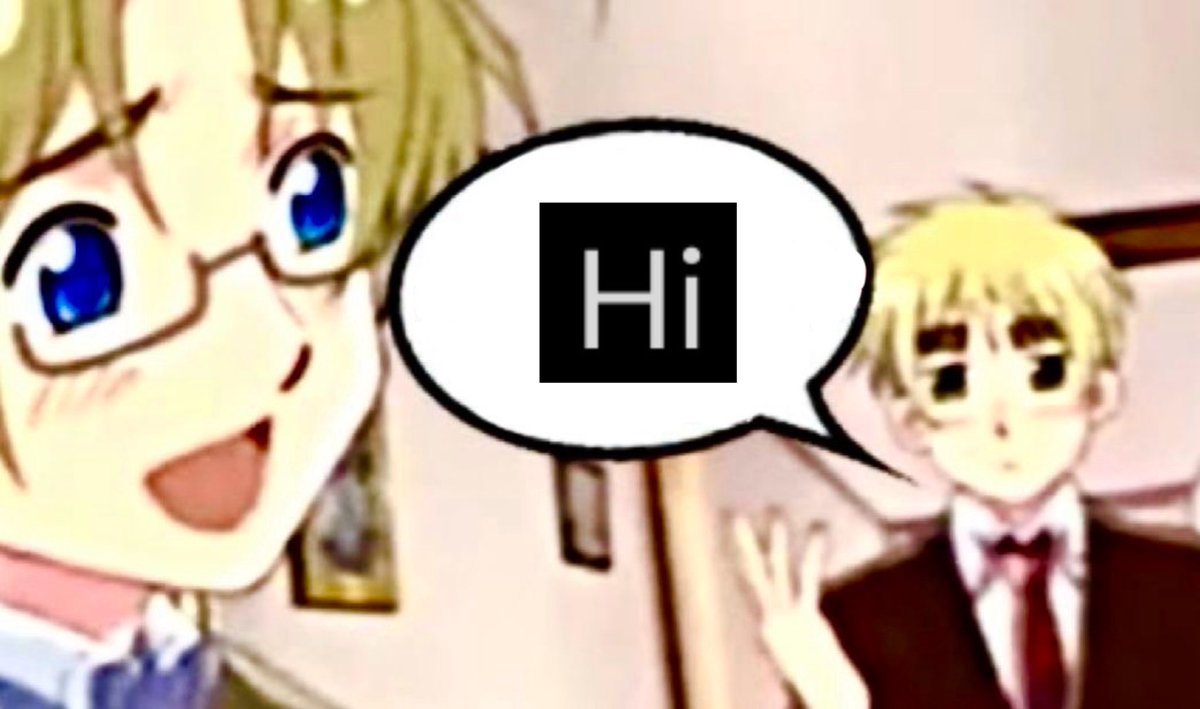 cuckuke's tweet image. What if hetalia was #hi-talia 🤔🤔