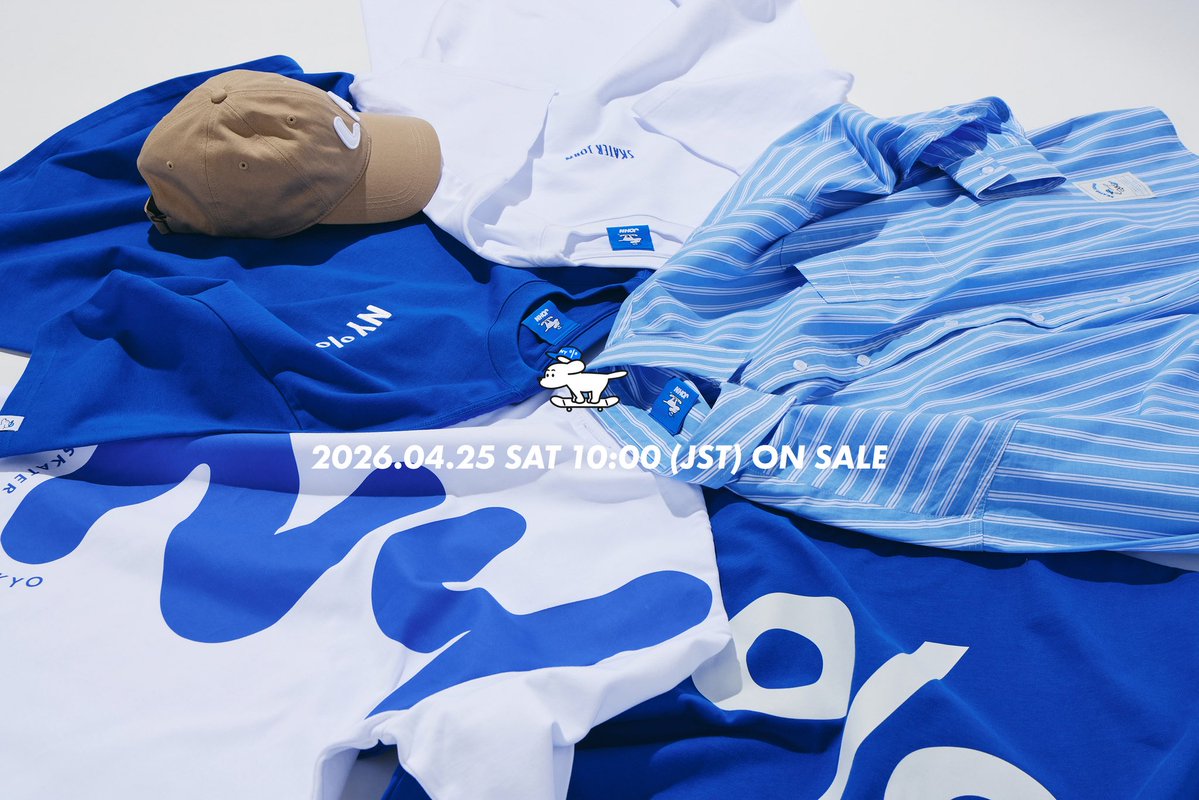 つ、つ、遂に、、、🥲
新作コレクションの発売日が決定‼️

こだわりにこだわり、会社が傾きかけ、工場にこだわりすぎて怒られた、ジョンの新作コレクション(2026 Spring/Summer Collection )

✅4/25(土) AM10:00 (日本時間) 発売開始

コレクションの全貌をお楽しみに🤜🤛💙