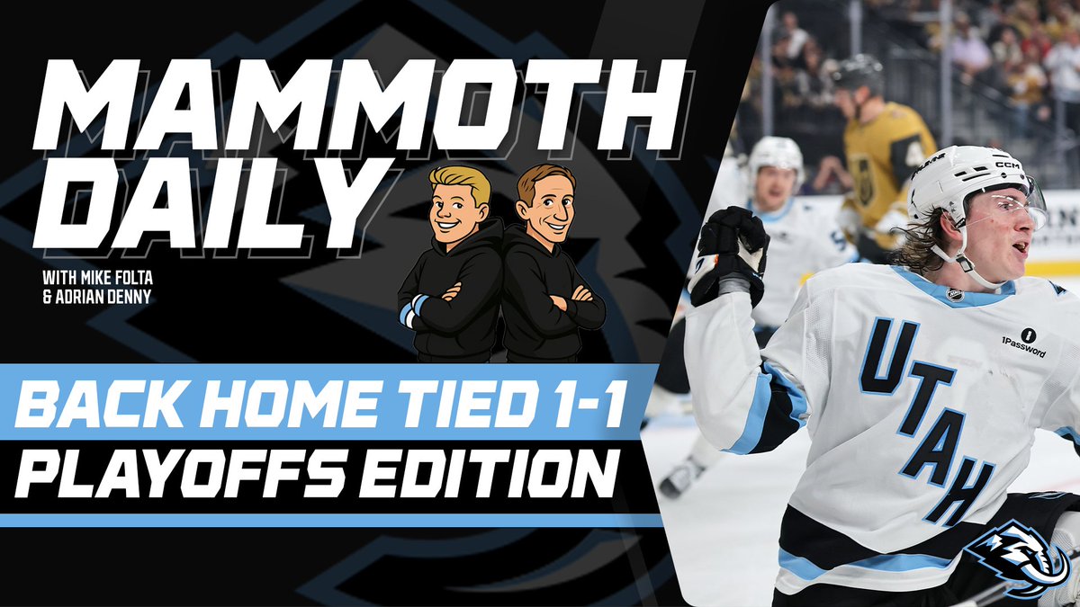 When Tuesday makes your Wednesday😊

-<a href="/mike_folta/">Mike Folta</a> and I with Game 2 reaction🗣️
-<a href="/MattyMammothTV/">Matthew McConnell</a> and <a href="/mooredom/">Dominic Moore</a> join👊
-Chaos in Colorado🪟
-Bear thanks fans in Vegas🦸

🦣 linktr.ee/mammothdaily

#TusksUp