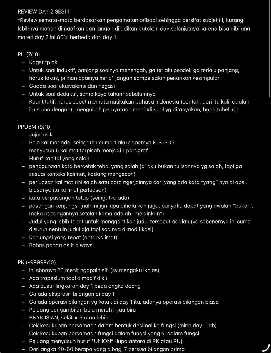 NopalFKUI26's tweet photo. ‼️ REVIEW DAY 2 SESI 1 (22/4/2006)  ‼️
⚠️ : Disclaimer, review ini bersifat subjektif karena jawaban, cara, angka maupun detail di dalamnya berdasarkan ingatan dan preferensi penulis, sepenuhnya ditulis oleh saya sendiri dan mohon jangan dijadikan acuan utama, semangat belajarr^^ https://t.co/u54WIANjHU