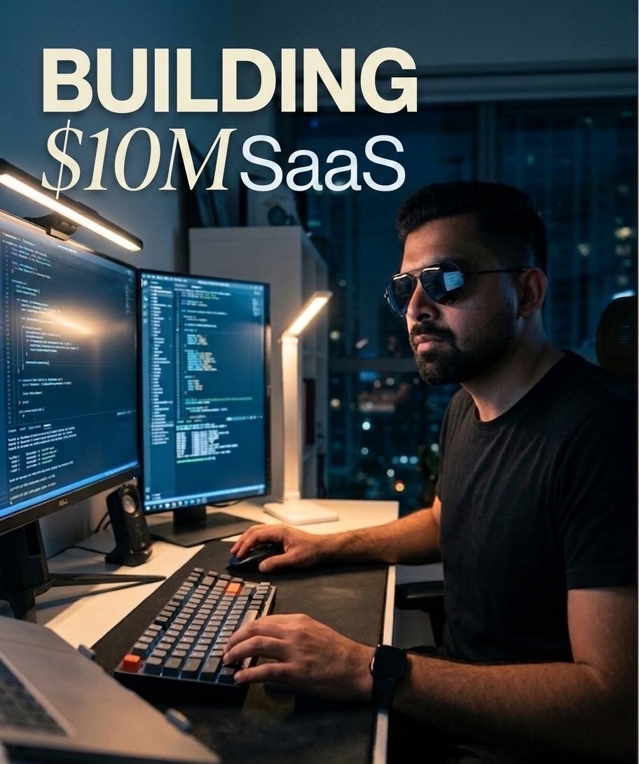sandeepdev_code's tweet photo. I’m starting a challenge today.

$0 → $10M ARR. Building a SaaS from absolute zero.

No idea yet. No team. No funding.

Day 1 starts now. I’m going to document everything : the wins, the failures, the pivots.

Follow along if you want to see how this actually works. 🧵 https://t.co/gxfrYPPB6k