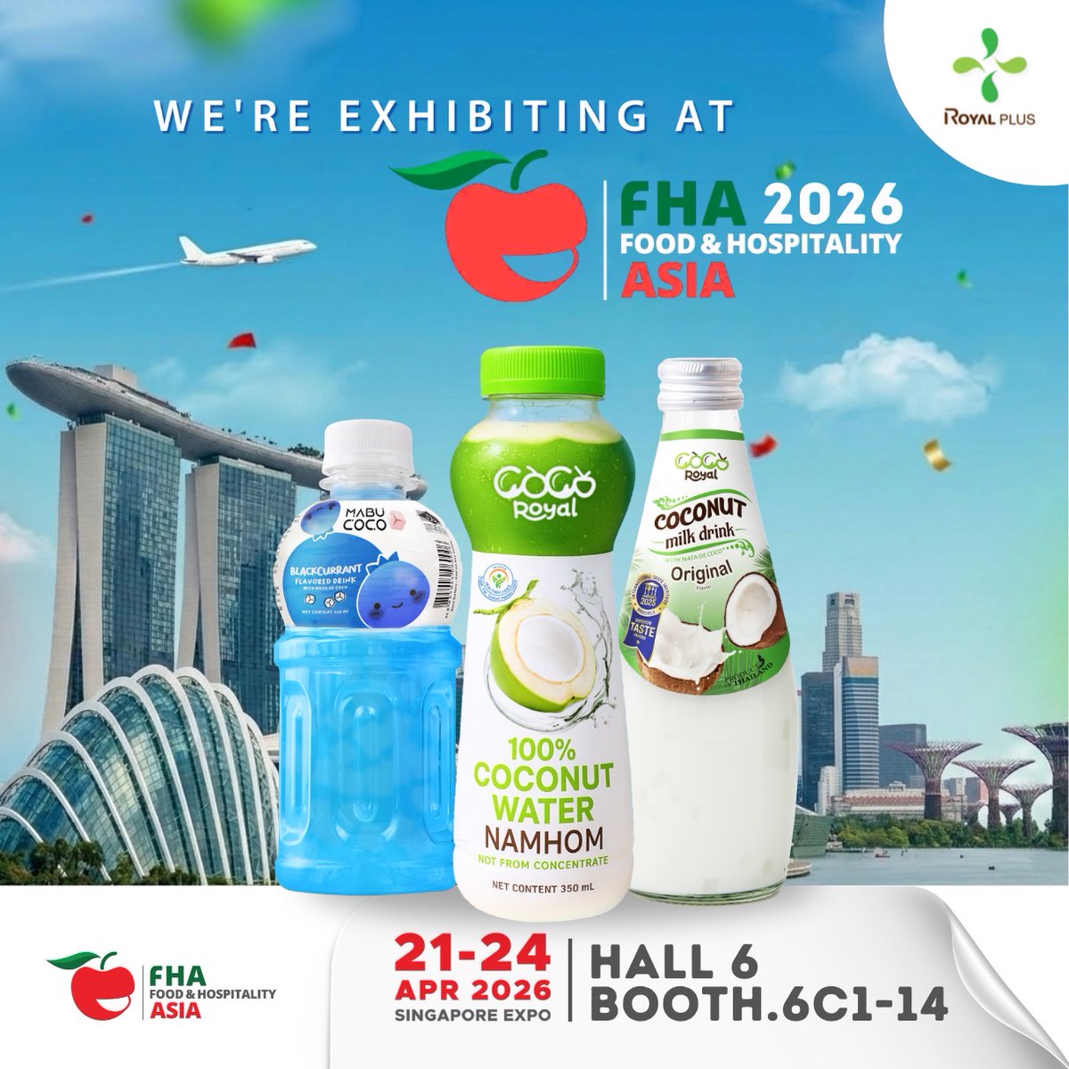 FocusStock's tweet image. PLUS ดัน “Coco Royal” สู่เวทีโลก ยกระดับน้ำมะพร้าวไทยพรีเมียมใน FHA 2026

ลิงก์ : stockfocusnews.com/dukf
#PLUS #หุ้น #StockFocusnews #stockfocusmagazine #SRP