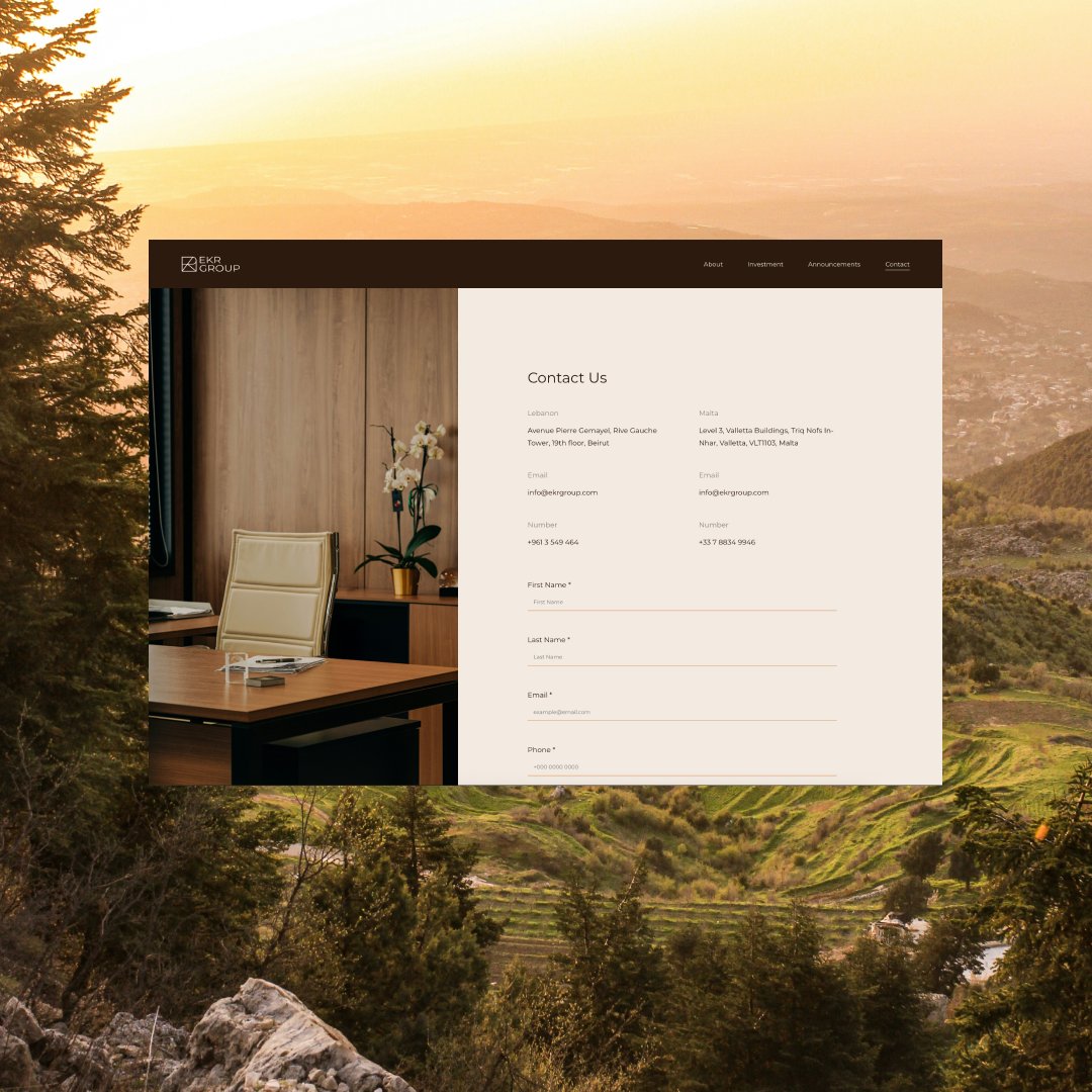 stevesandco's tweet image. A name with legacy. A brand built for trust.
We developed EKR from the ground up -  strategy, naming, identity, and now, a digital presence that reflects it all.

🔗stevesandco.com/projects/ekr-g… 

#stevesandco #webdesign #brandexperience #digitaldesign #visualidentity