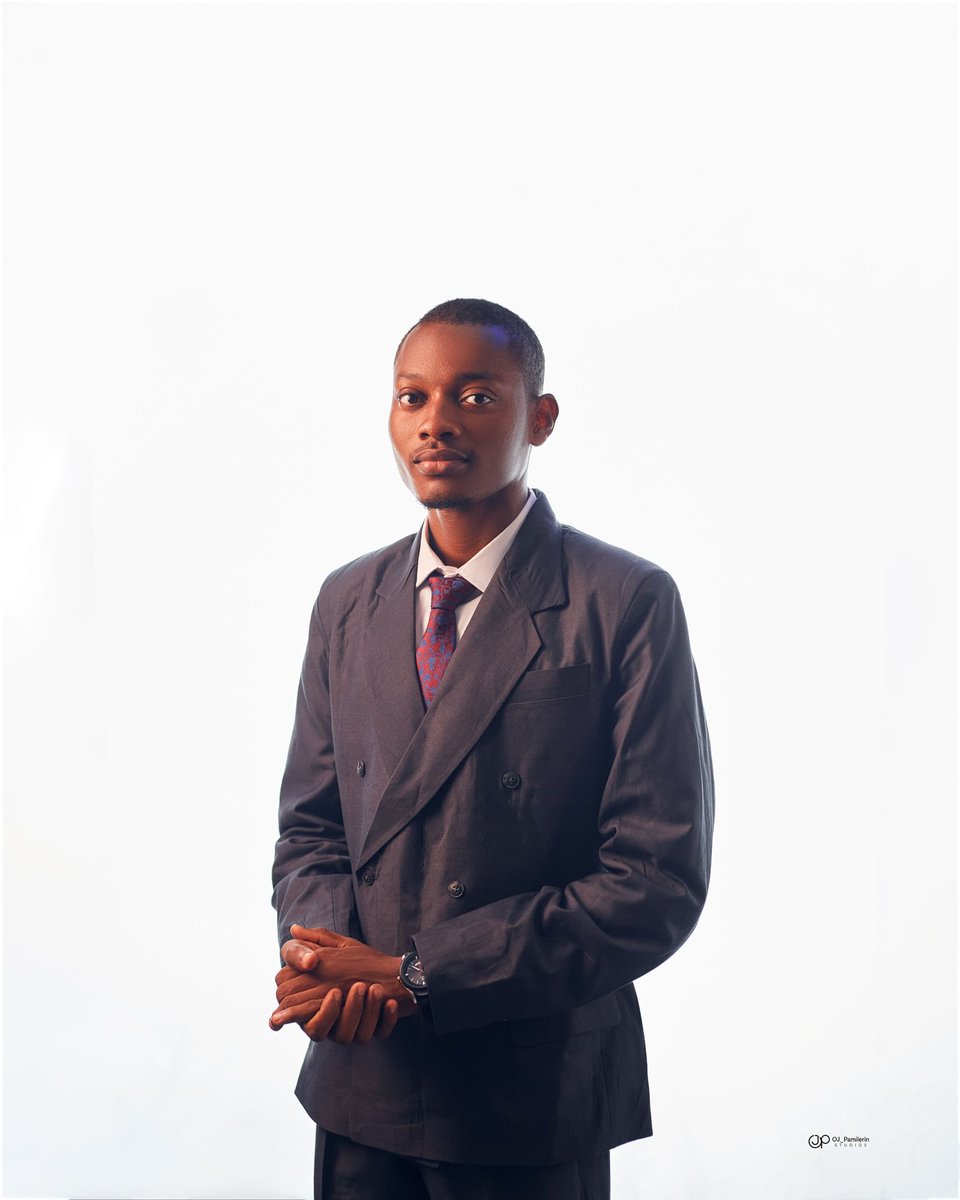 Christ_bondd's tweet photo. Reintroducing Idowu Paul Olugbenga (First-Class Hons), the Best Graduating Student, Department of Pure And Applied Chemistry, Ladoke Akintola University Of Technology, Ogbomoso, Oyo state, 2024/2025. https://t.co/thEp8upkRv
