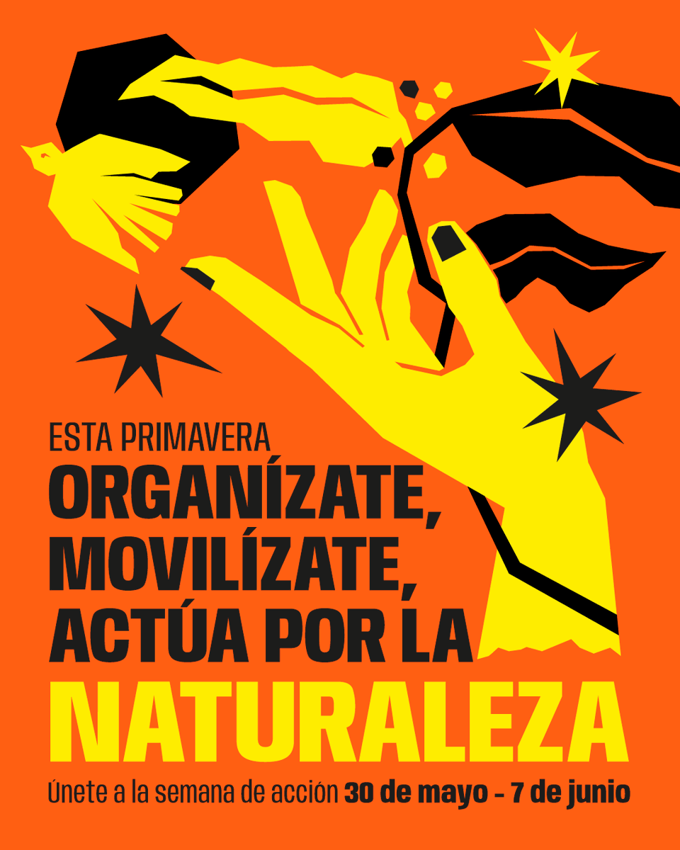 CoordiONGD's tweet photo. ¡Nos levantamos con la naturaleza!
🌍 Coincidiendo con el Día de la Tierra, más de un centenar de organizaciones sociales y ecologistas lanzamos un manifiesto

Es tiempo de organizarnos, de movilizarnos y de actuar #PorLaNaturaleza.
https://t.co/TS111qx6O5 https://t.co/JHdGpWGw27