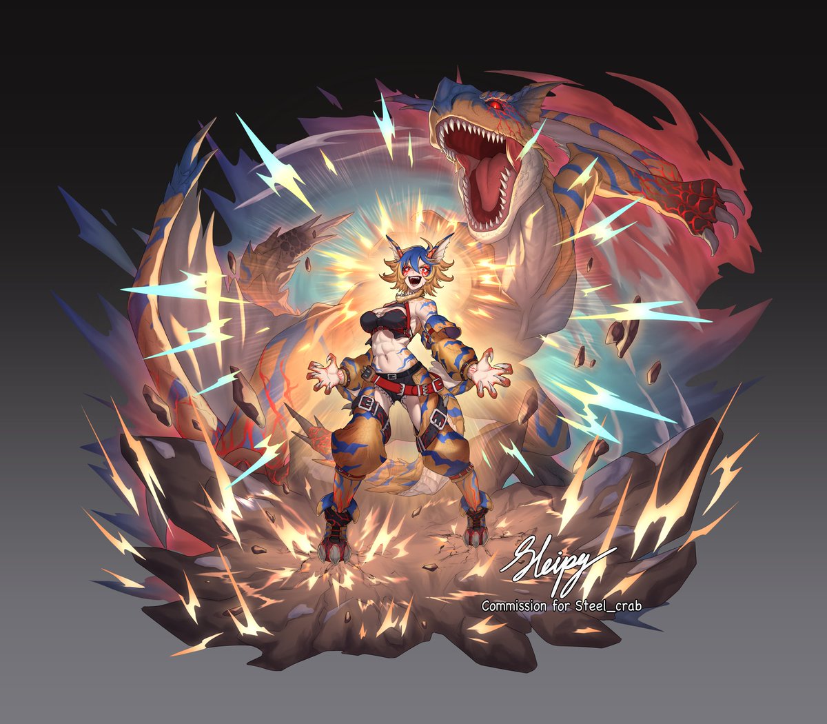 Sleipy | Commission: Open tweet media