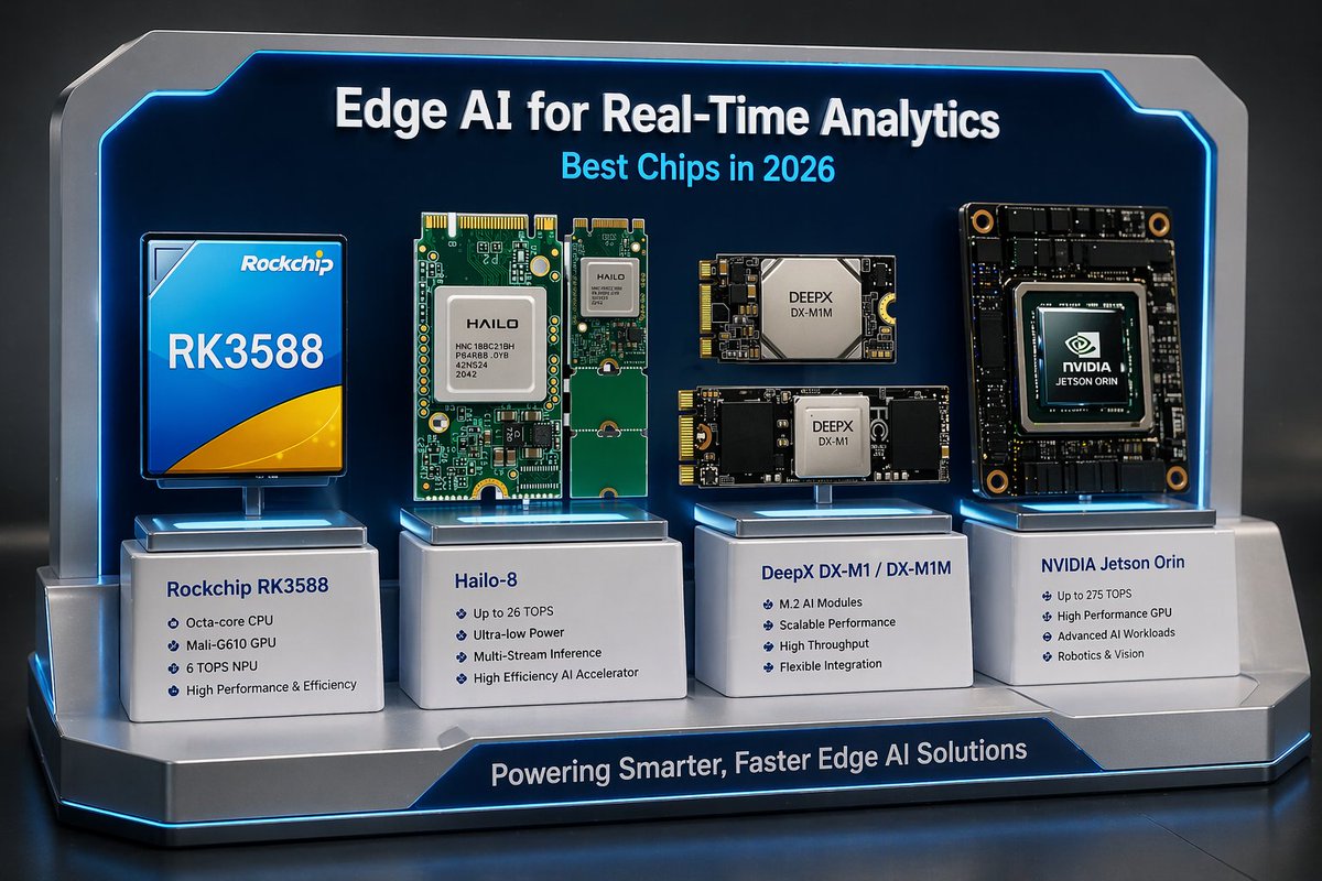 Rockchips_net's tweet photo. From #RK3588 to #Hailo-8, #DeepX M.2 modules, and #Jetson Orin - we break down the chips that actually power real-world #AI systems.
https://t.co/gPphp42ALO https://t.co/sSmlgHRTcf