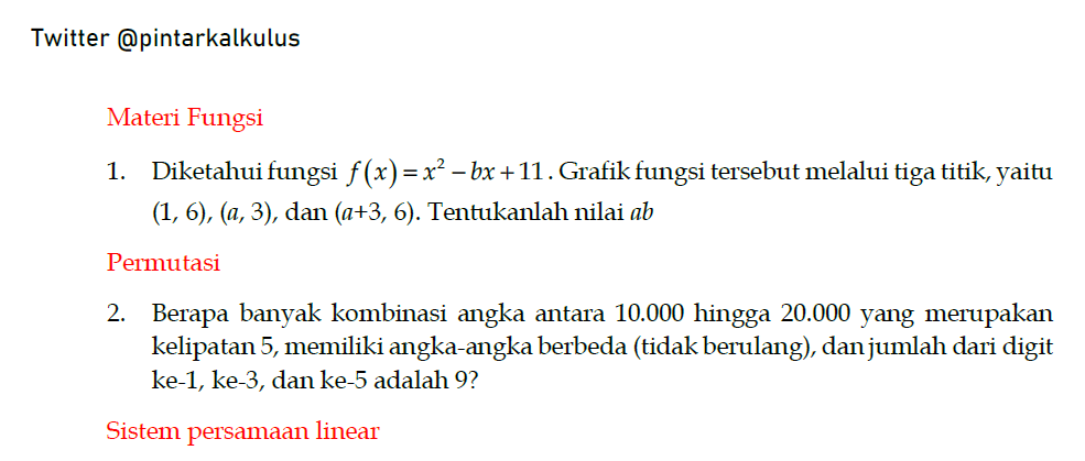 Pintar Kalkulus YT Open Tutor Snbt tweet media