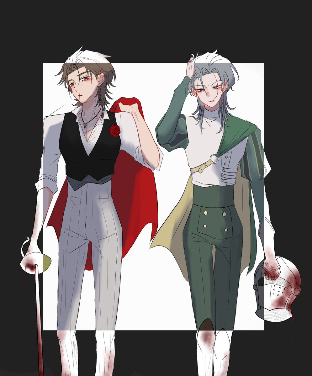 투우기사/로메리처) 둘이 감시자 패고 탈출함 (사랑의 도피) 해피엔딩
#hernarich 
#斗骑