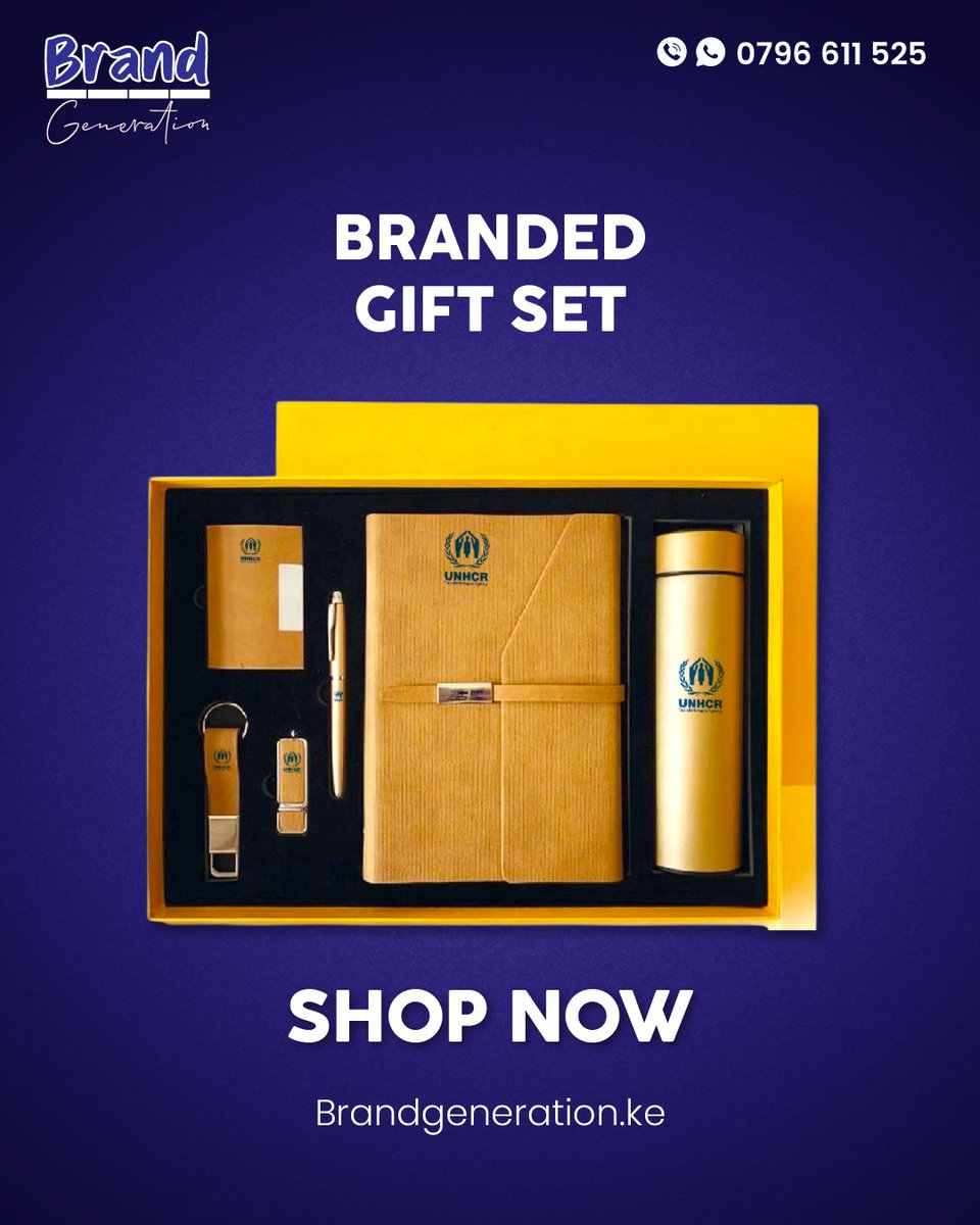 Generation47891's tweet image. 🎁 Make a lasting impression with Branded Gift Sets.Perfect for clients, staff, and events — from Brand Generation.📞 0796611525
💬 WhatsApp: 0796611525#BrandedGiftSet #BrandGeneration #CorporateGifts #BrandVisibility #PremiumBranding