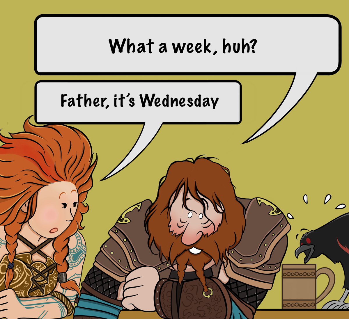 BT_BlackThunder's tweet image. It's Wednesday.  #Godofwar