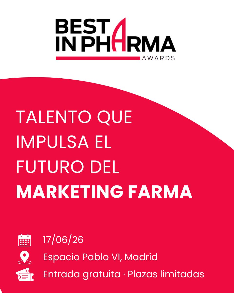 premiosaspid's tweet photo. El proceso de inscripción de los ASPID 2026 ha cerrado con una gran participación. Ahora el jurado tiene la palabra.

Mientras tanto, Best in Pharma prepara su encuentro del 17 de junio — el mismo día de la Gala ASPID.

🔗 Reserva tu plaza: https://t.co/OiHn38pjbw https://t.co/fbdGFsyeKF