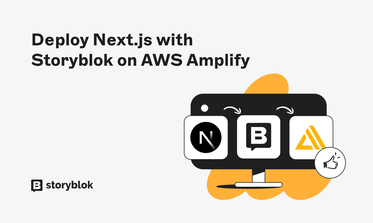 Learn how to deploy your Next.js + Storyblok project on #AWS Amplify. 

Branch-level previews, secure server-side tokens, and a great #DX so you can focus on shipping. Check it out: 👇

okt.to/IzlATk