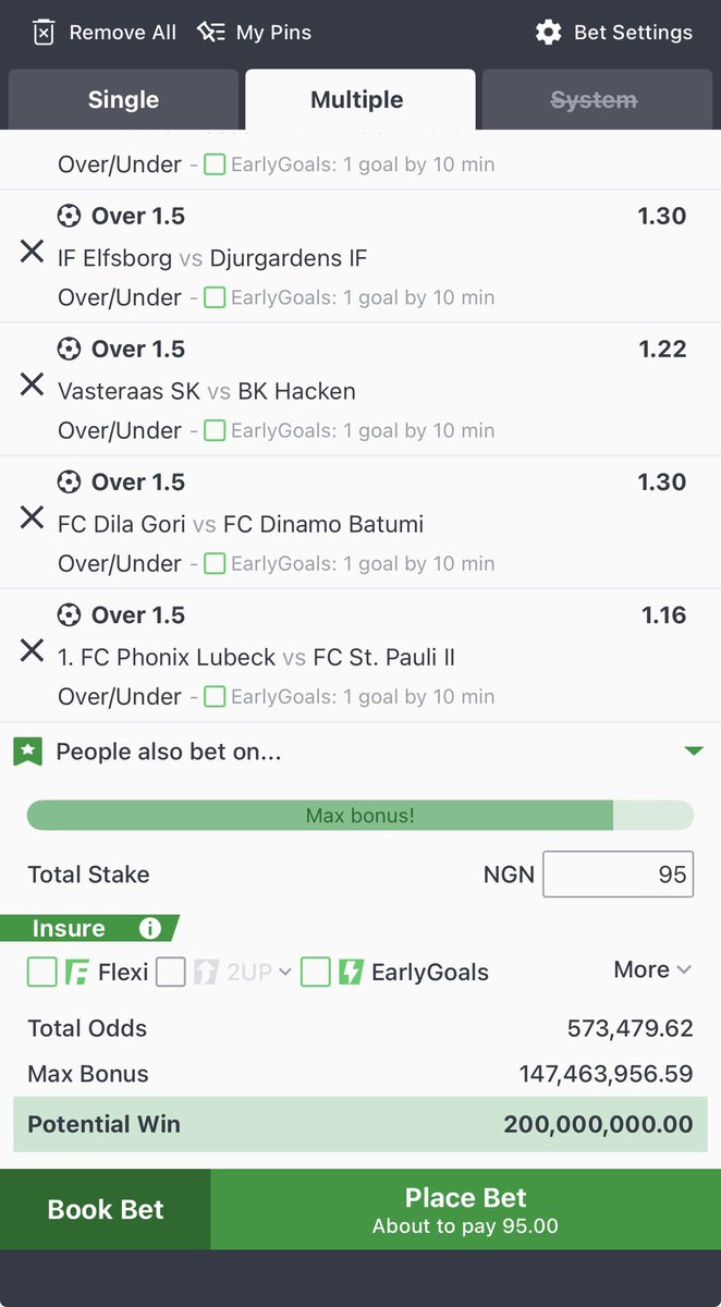 BlaqYonda7's tweet photo. I saw 573k odds 

Over 1.5 today only 

https://t.co/ao5q36wJpj

On your notifications 📢 https://t.co/kS6pPfJwtG