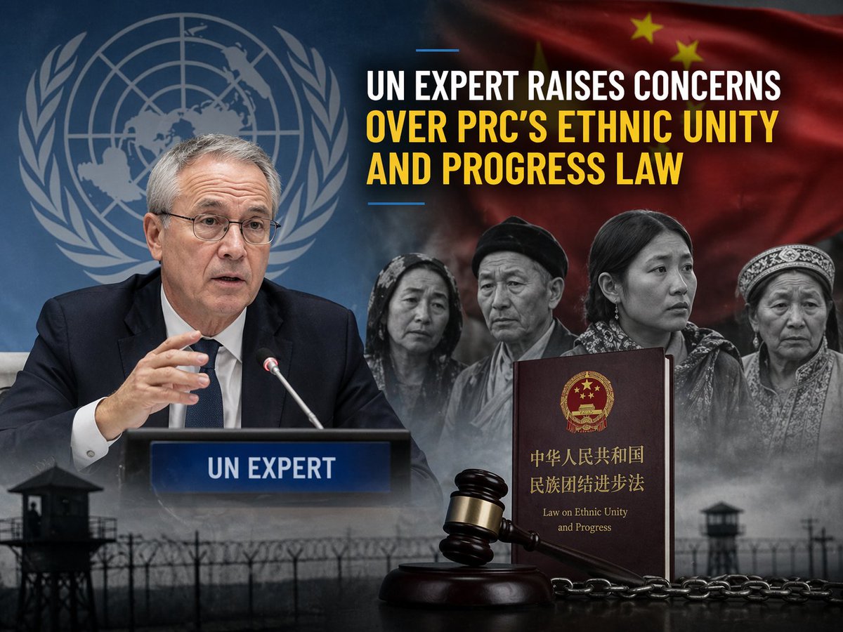 LobsangTse25770's tweet image. A UN expert raises concerns over China’s “Ethnic Unity and Progress Law.”
Critics say it may blur the line between unity and enforced assimilation.
#China #HumanRights #Tibet #UN #EthnicRights #Trending