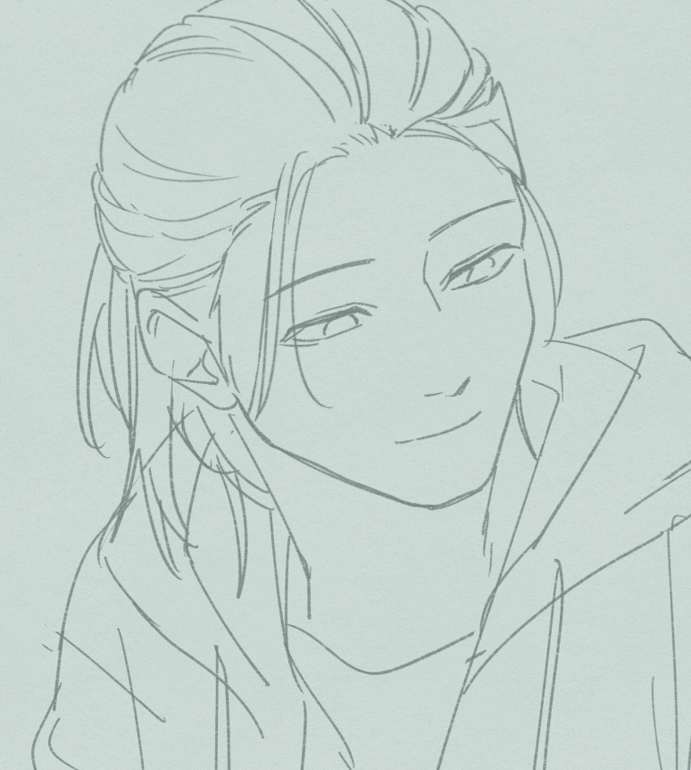 nnxcss's tweet photo. ひさしぶり��もちもちしてない猪狩さんです
下書きでは毎回マスクの下も描いてます https://t.co/GJMWrT1sUE