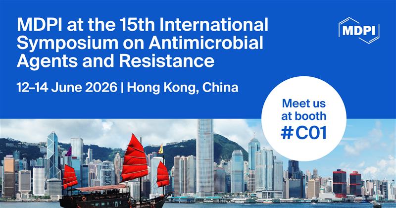 medicines_mdpi's tweet image. 🚨Conference announcement🚨

Don’t miss us at the 15th International Symposium on Antimicrobial Agents and Resistance (ISAAR 2026)!

📍Hong Kong, China 
📅12–14 June

Official website: isaar2026.org

#Medicines #MDPI #Antimicrobial #Bacteriology #Microbiology #Infection