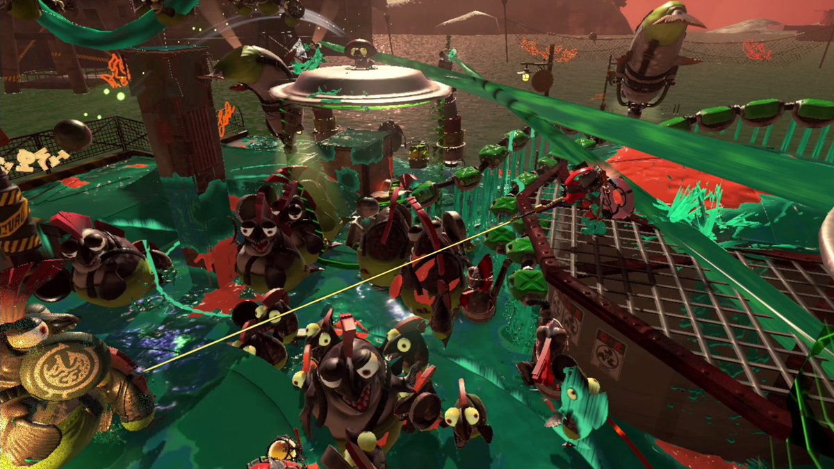 サーモンランってSwitch1でやると高危険度はどうしても重くて処理落ちが目立ってた訳で
Switch2でサモランやった時、333%でも軽くて感動したのは今でも覚えてる

そんな中､レイダースはSwitch2専用ソフトや、言いたい事は分かるな？

キケン度333%を超えるシャケの大群が拝める可能性がある