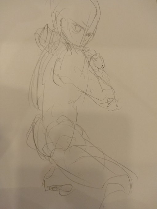 かーめーはーめ〜

かめはめ波、シンプルながらも各種重要な要素を含んだ動き、ポーズで、
アングルやパース感を変えながら描いていったら、
かなり良い練習になるな。 