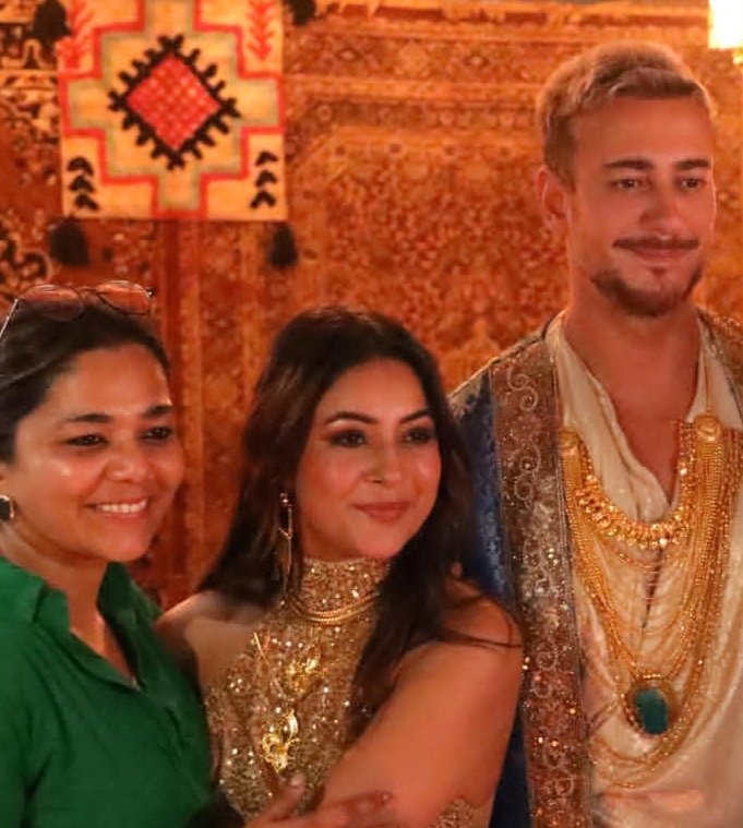#ShehnaazGill : bts images 

#Bezaf  #ShehnaazGallery