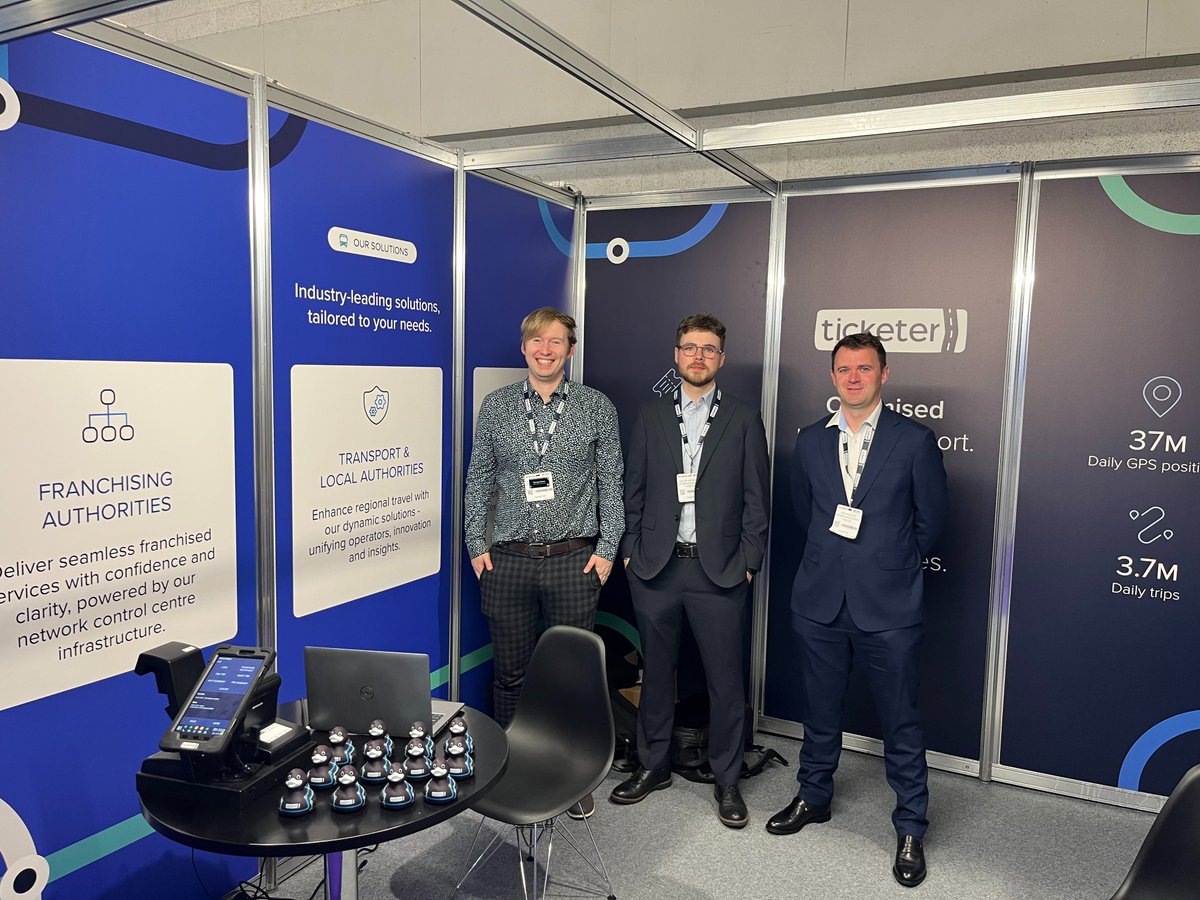 Ticketer_UK's tweet photo. Day 2 of Bus &amp; Coach Expo! 🎊 

Come and visit stand 4B04 to catch up with the #TicketerCustomerSucccess team and find out all about our latest innovations - including our recently launched #TicketerDriverConnect feature. 🚌 ➕ 

#TicketerOnTheRoad https://t.co/RHS7NFeOgq