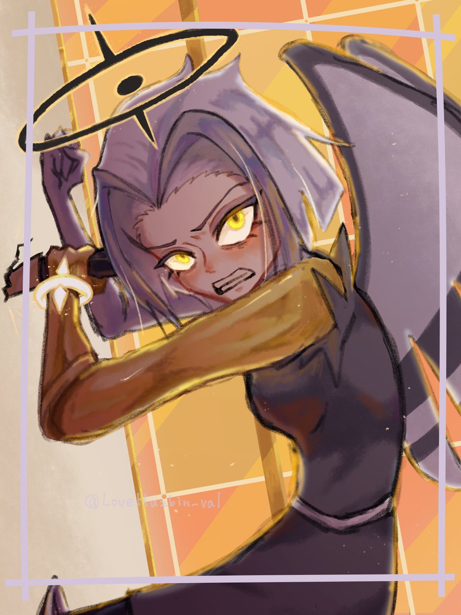 LoveHazbin_val's tweet image. 目には目を。
#HazbinHotelFanart #Lute #Gravity