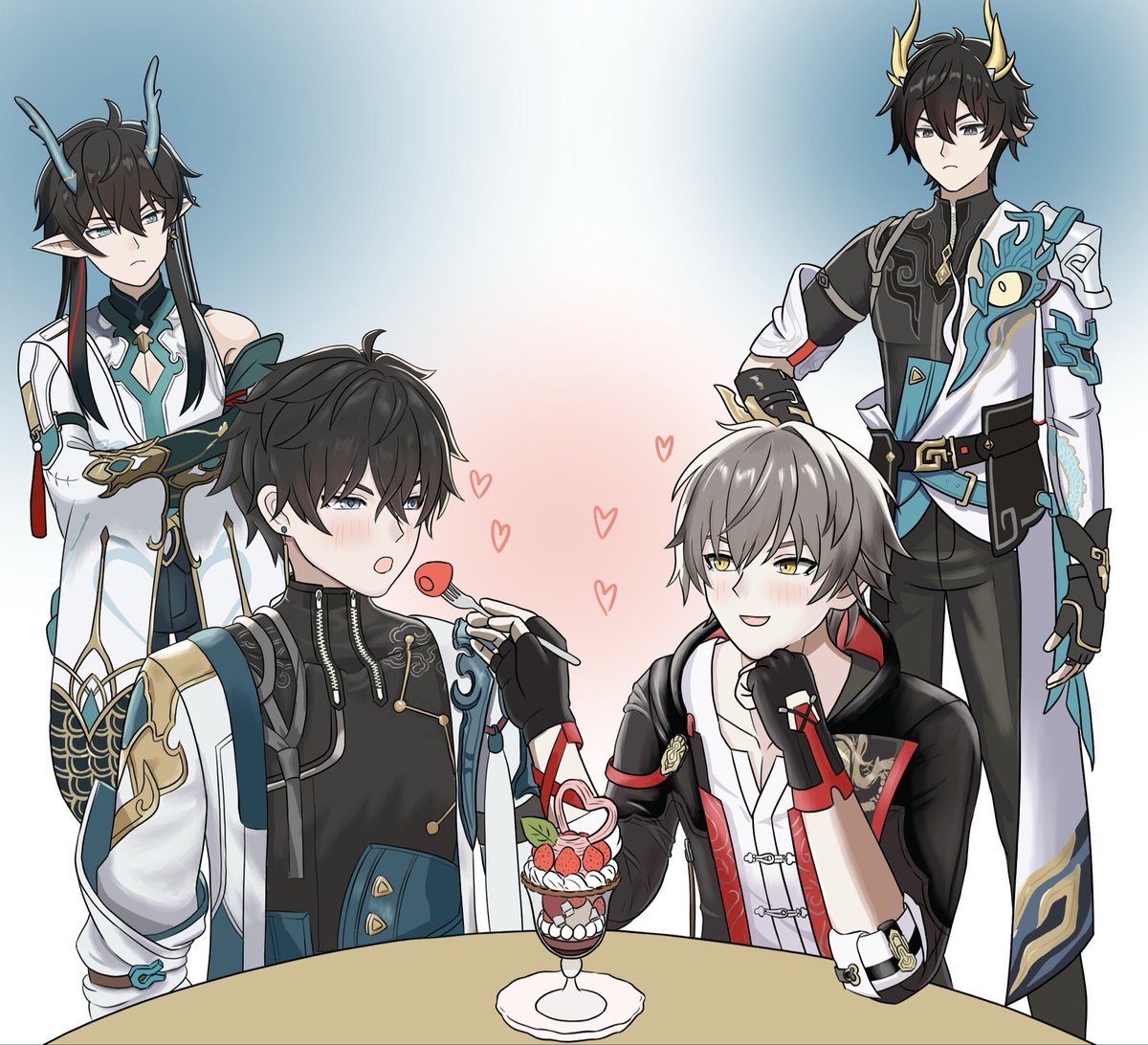 #dancae
#丹穹
あーんする丹穹です
謎時空です