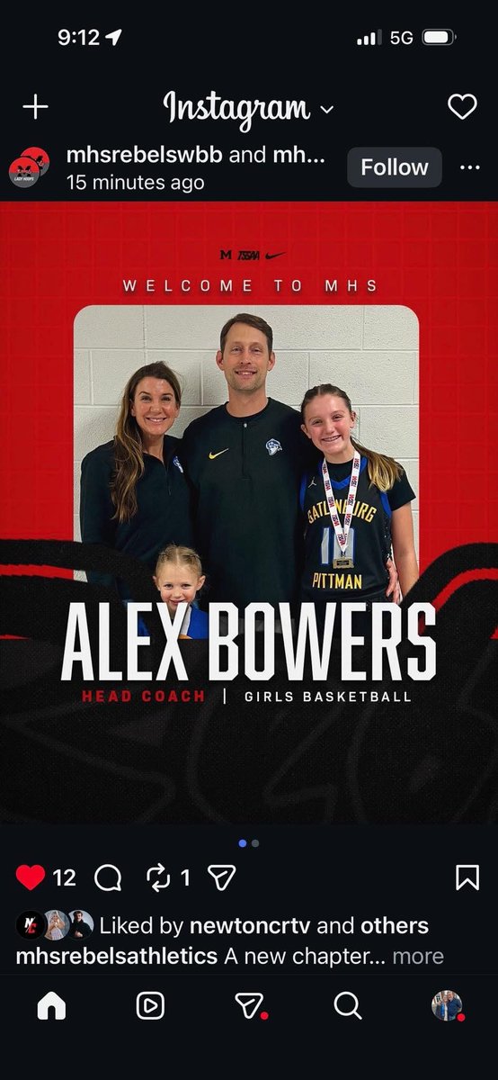 jayztenn's tweet photo. Wow, so a name I recommended to previous AD 4 years ago gets the job.  Fantastic hire.  Crazy what happens when you open the coaching search to all candidates regardless of gender.  He has tons of experience. New AD went with Experience over PowerPoint. Go Lady Rebels!! https://t.co/zYntnI953F