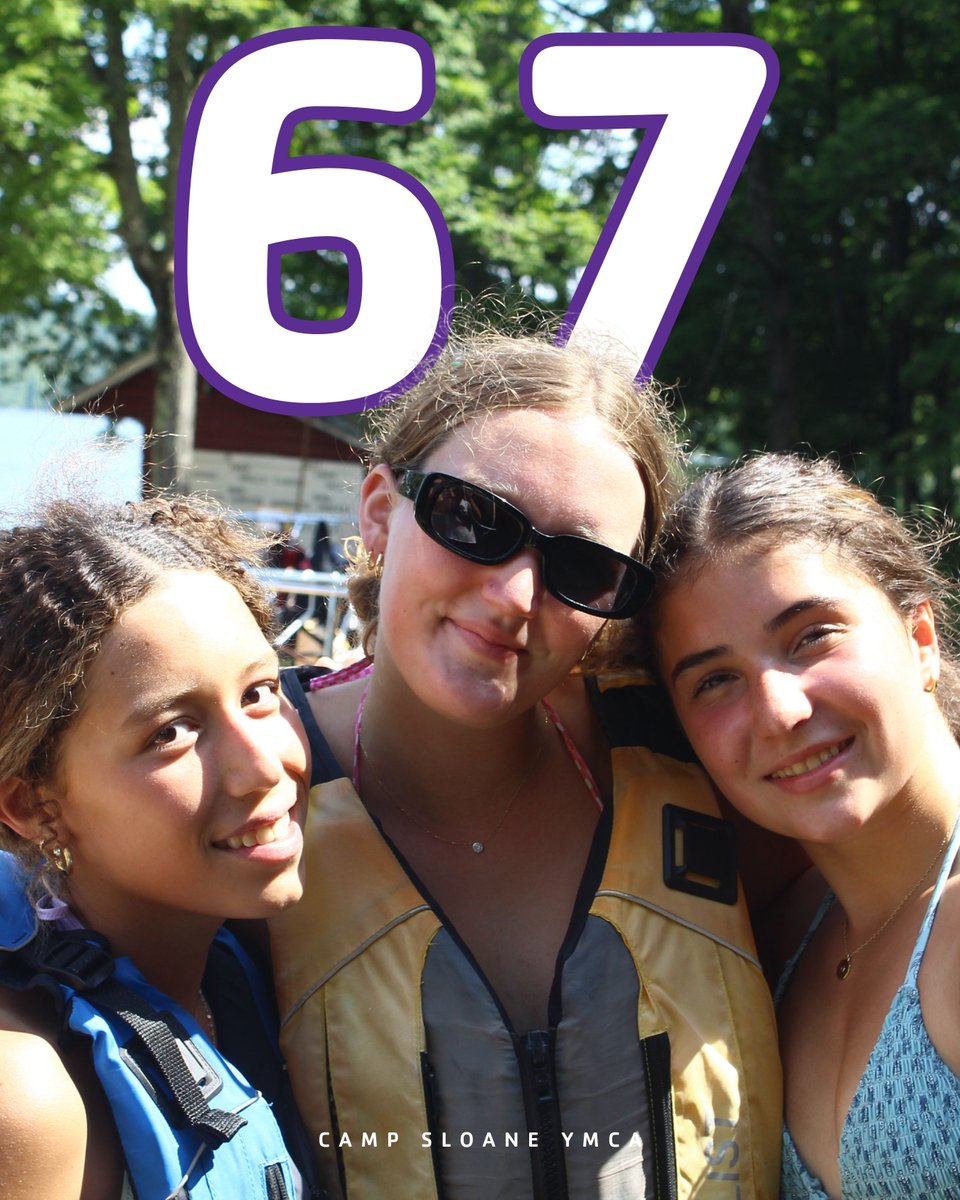 Who's excited to be back at camp in just 67 days?!