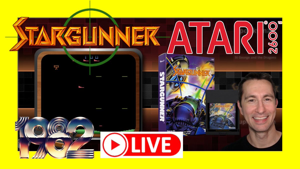 chrono_retro's tweet image. LIVE Tuesday Night!
Stargunner (Atari 2600) - Chronologically Gaming is LIVE! #retro #atari #consolegaming
youtube.com/live/Qer4V_6Tm…