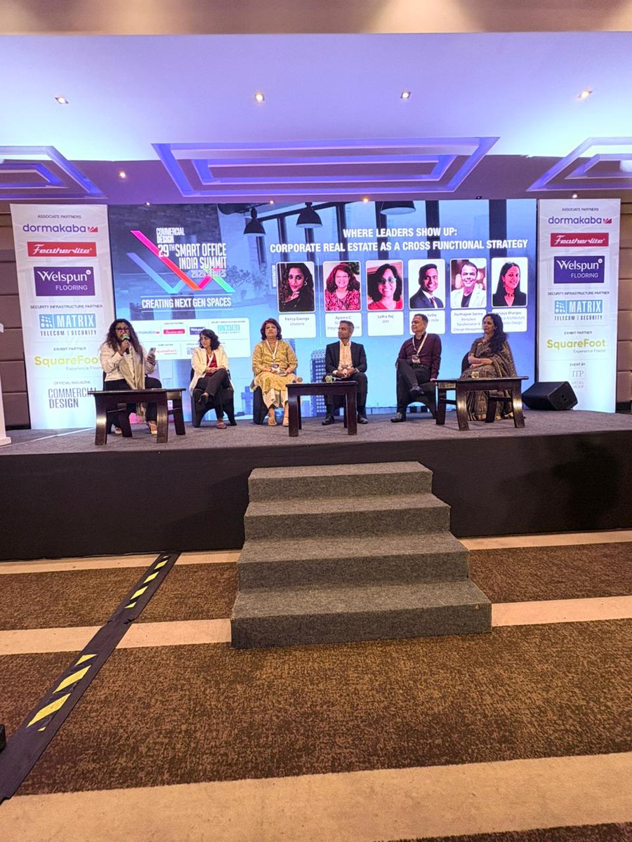 commdesignitp's tweet image. Where Leaders Show Up: Corporate Real Estate as a Cross-Functional Strategy

A powerful panel exploring how CRE moves beyond silos to become a shared leadership agenda driving performance, culture, and growth.

#SmartOfficeSummit #LiveNow #WorkplaceStrategy