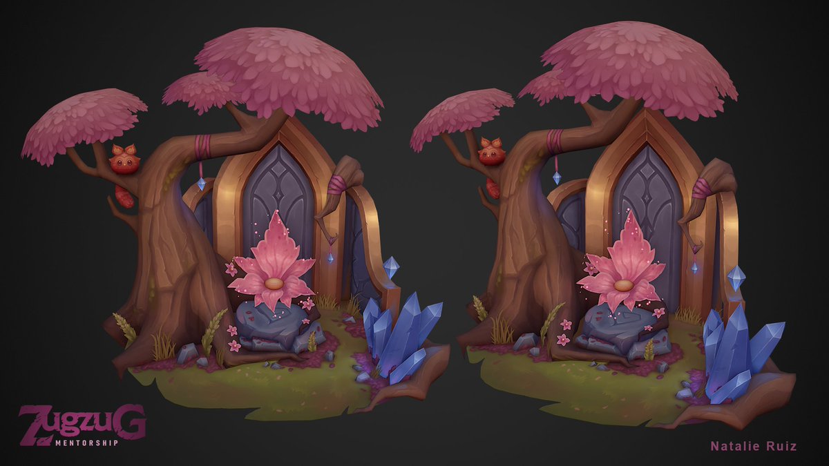 vamphel's tweet photo. Hi everyone! Here is the scene I came up with during the @zugzugart  Diorama Course.

"Fairy Queen Sanctuary - Diorama"
https://t.co/sqPYLVmw8Q

A huge thank you to Alexandra Zimnukhova and Romans Busels for all the support and feedback! https://t.co/nRTwa8DlGi