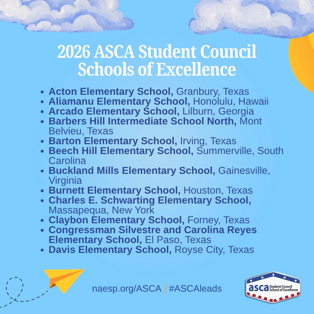 National Assoc. of Elementary School Principals tweet media